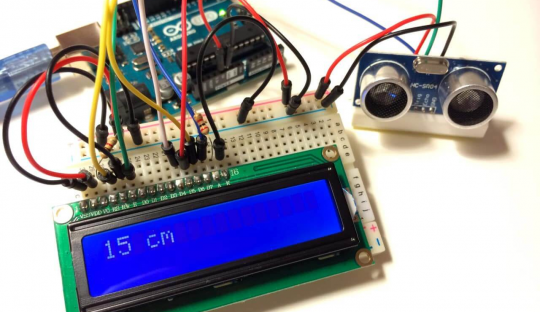 Como configurar um medidor de distancia ultrassônico em um Arduino